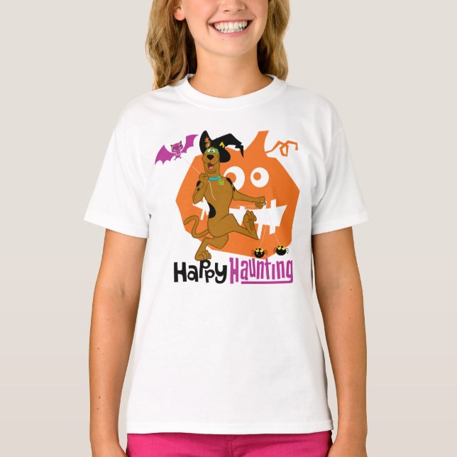 Scooby-Doo | Lycklig Haunting T Shirt (Framsida)