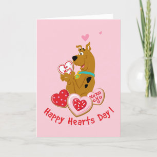 Scooby-Doo - Lycklig Hearts Day Helgkort