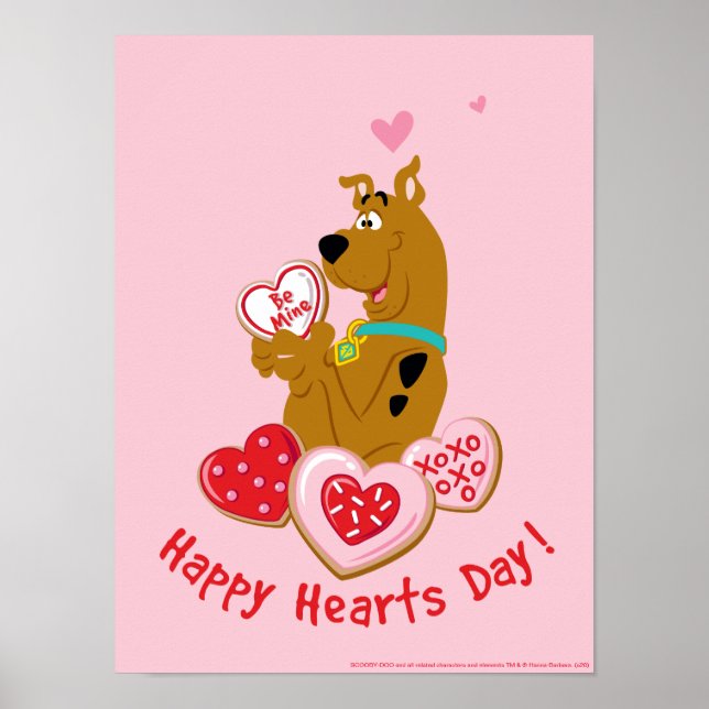 Scooby-Doo - Lycklig Hearts Day Poster (Framsidan)
