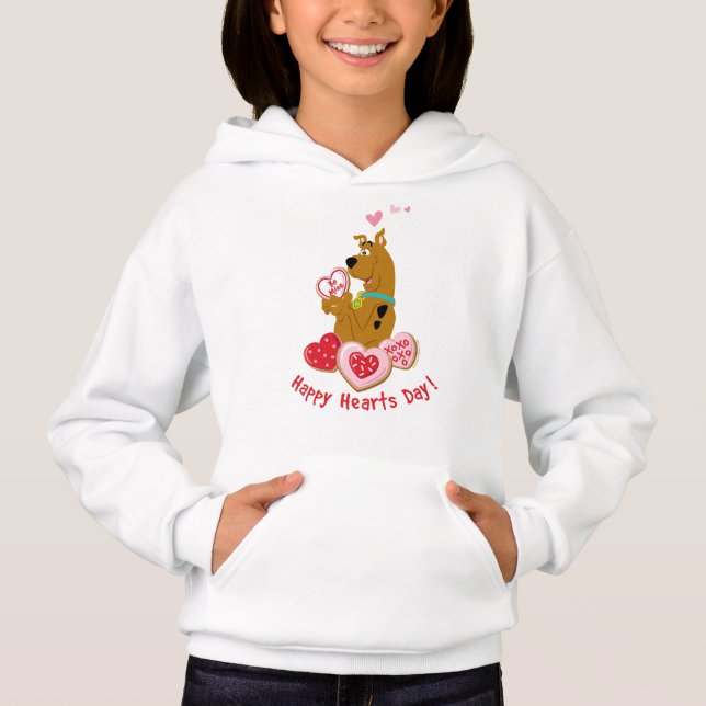 Scooby-Doo - Lycklig Hearts Day T Shirt (Framsida)