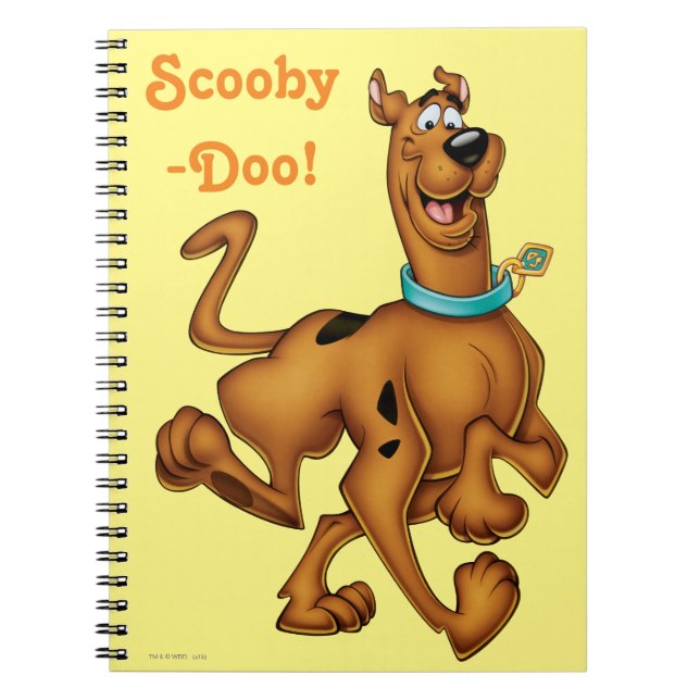 Scooby-Doo Lycklig Walk Anteckningsbok Med Spiral (Framsidan)