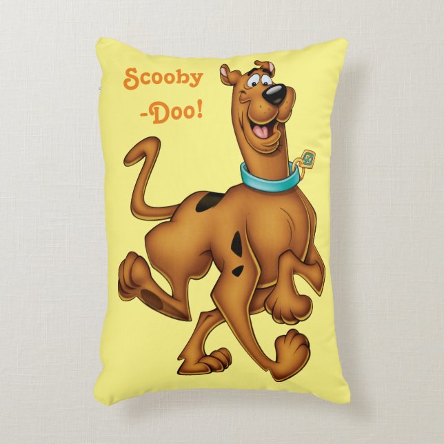 Scooby-Doo Lycklig Walk Prydnadskudde (Framsidan(Vertikal))