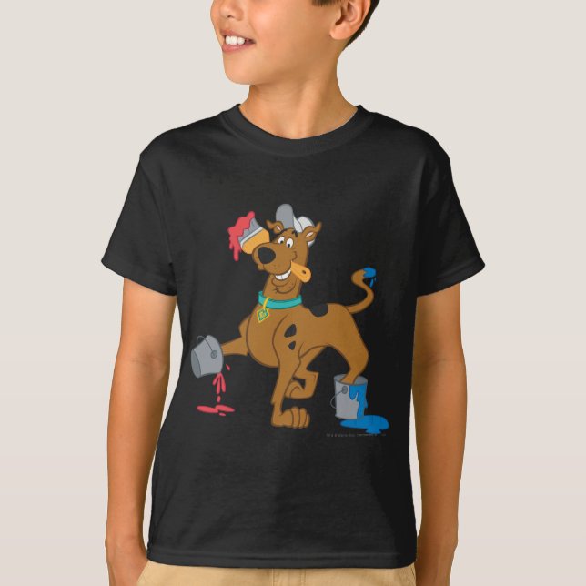 Scooby-Doo målar Tee Shirt (Framsida)