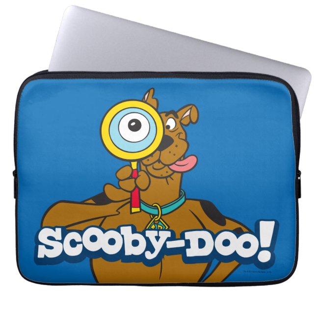 Scooby-Doo med förstoringsglas Laptop Fodral (Framsidan)