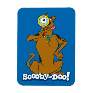 Scooby-Doo med förstoringsglas Magnet