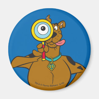 Scooby-Doo med förstoringsglas Magnet