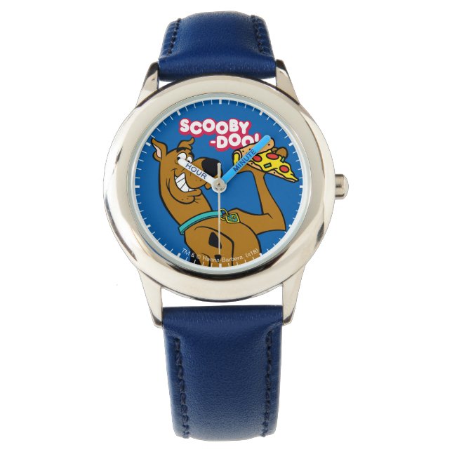 Scooby-Doo med Pizza-segment Armbandsur (Framsida)