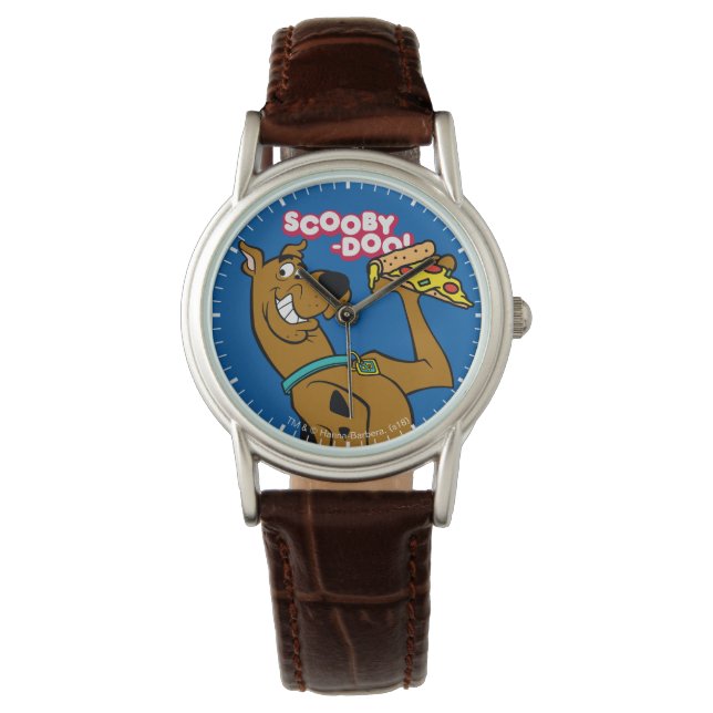 Scooby-Doo med Pizza-segment Armbandsur (Framsida)