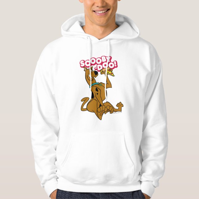 Scooby-Doo med Pizza-segment Hoodie (Framsida)