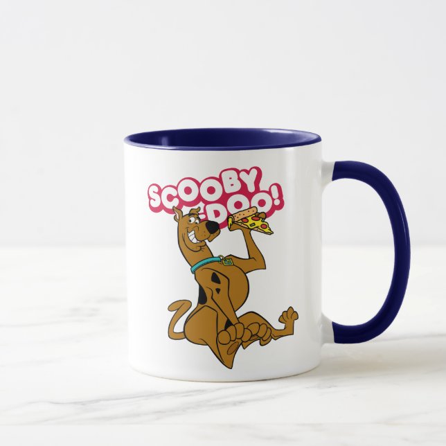Scooby-Doo med Pizza-segment Mugg (Höger)