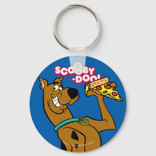 Scooby-Doo med Pizza-segment Nyckelring