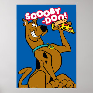Scooby-Doo med Pizza-segment Poster