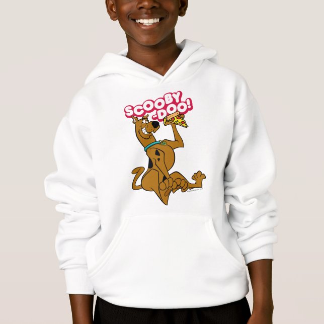 Scooby-Doo med Pizza-segment T Shirt (Framsida)