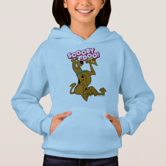 Scooby-Doo med Pizza-segment T Shirt (Framsida)