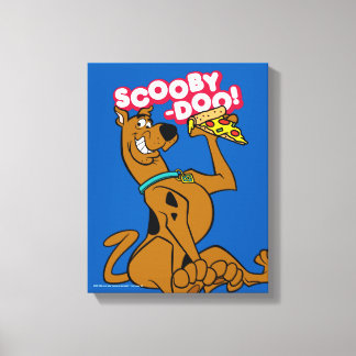 Scooby-Doo med Pizzaskivan Canvastryck