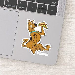 Scooby-Doo med Pizzaskivan Klistermärken