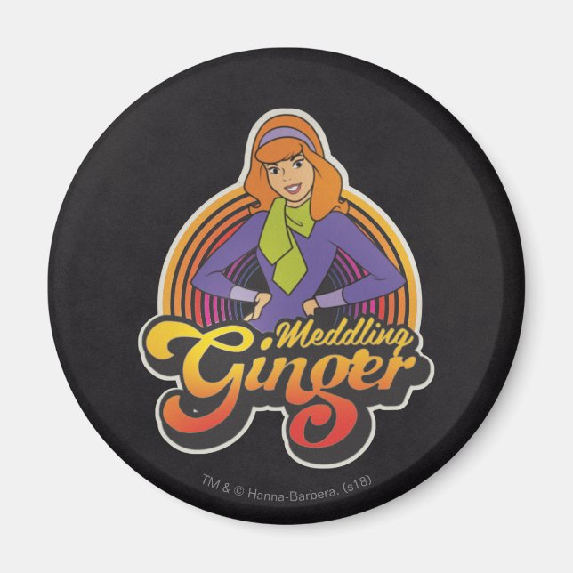Scooby-Doo | "Meddling Ginger" Daphne Magnet (Framsidan)