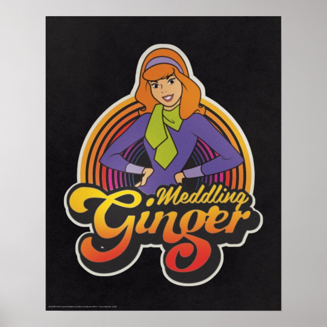 Scooby-Doo | "Meddling Ginger" Daphne Poster (Framsidan)