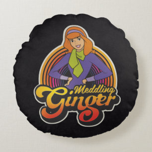 Scooby-Doo "Meddling Ginger" Daphne Rund Kudde