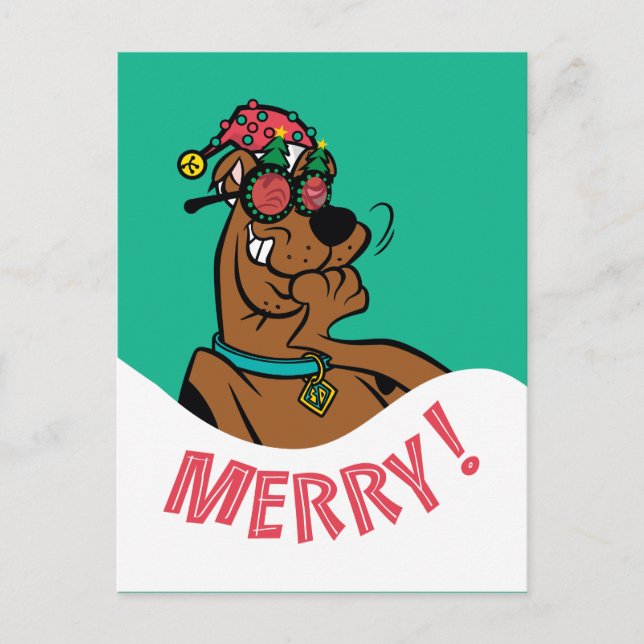 Scooby-Doo Merry Laughn Helg Vykort (Framsida)