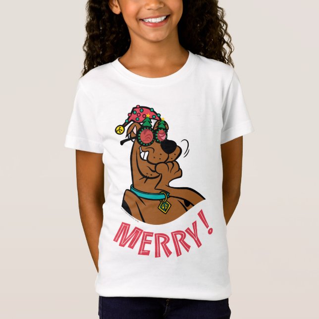 Scooby-Doo Merry Laughn T Shirt (Framsida)