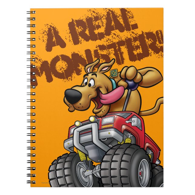 Scooby Doo-Monster Lastbil Anteckningsbok Med Spiral (Framsidan)