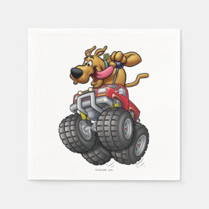 Scooby Doo-Monster Lastbil Pappersservett