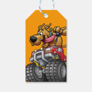Scooby Doo-Monster lastbil Presentetikett