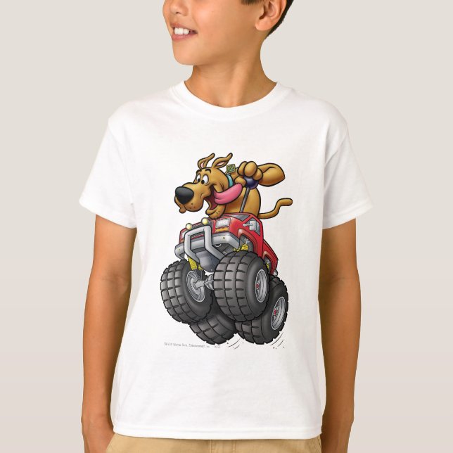 Scooby Doo-Monster Lastbil Tee Shirt (Framsida)