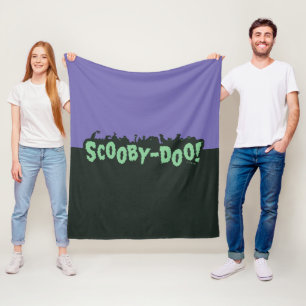 Scooby-Doo! Monster Silhouette Logotyp Fleecefilt