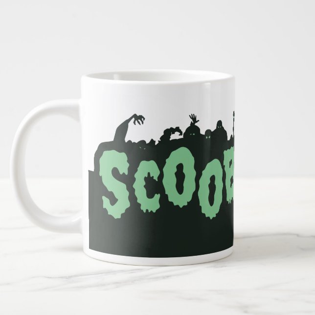 Scooby-Doo! Monster Silhouette Logotyp Jumbo Mugg (Vänster)