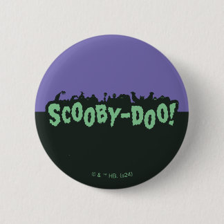 Scooby-Doo! Monster Silhouette Logotyp Knapp