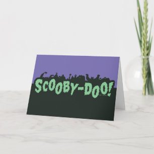 Scooby-Doo! Monster Silhouette Logotyp Kort