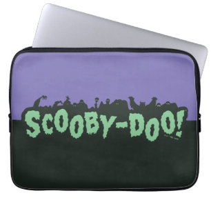 Scooby-Doo! Monster Silhouette Logotyp Laptop Fodral