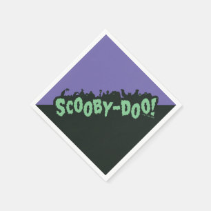 Scooby-Doo! Monster Silhouette Logotyp Pappersservett