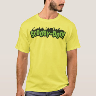 Scooby-Doo! Monster Silhouette Logotyp T Shirt