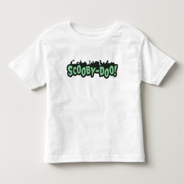 Scooby-Doo! Monster Silhouette Logotyp T Shirt (Framsida)