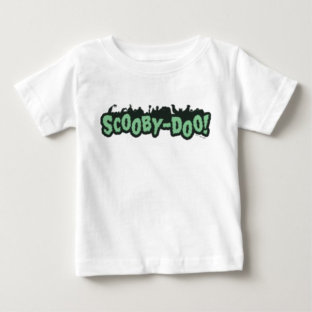 Scooby-Doo! Monster Silhouette Logotyp T Shirt (Framsida)