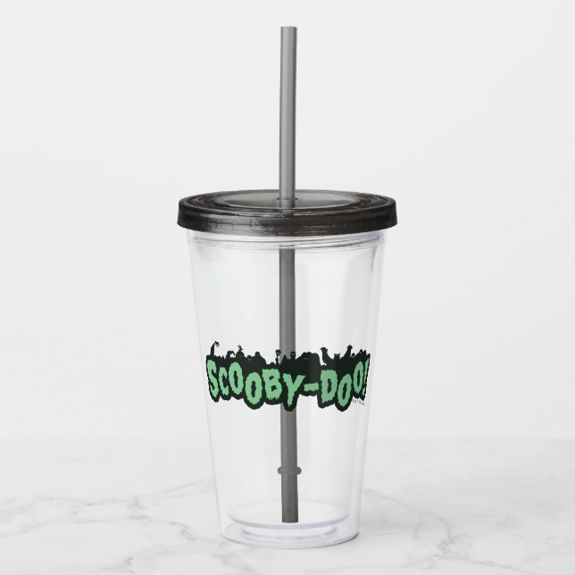 Scooby-Doo! Monster Silhouette Logotyp Take Away Mugg (Framsida)