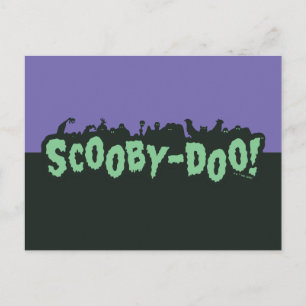 Scooby-Doo! Monster Silhouette-logotyp Vykort