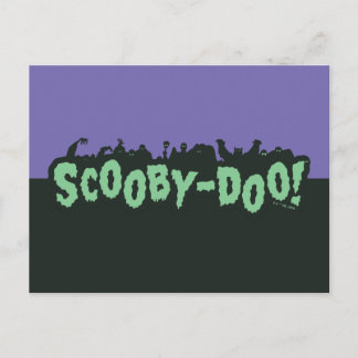 Scooby-Doo! Monster Silhouette-logotyp Vykort
