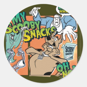 Scooby-Doo "My Scooby Snacks" Runt Klistermärke
