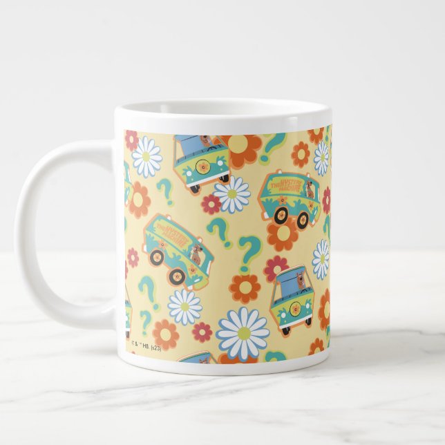 Scooby-Doo Myasty Maskin Flower Mönster Jumbo Mugg (Vänster)