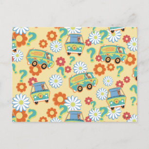 Scooby-Doo Myasty Maskin Flower Mönster Vykort
