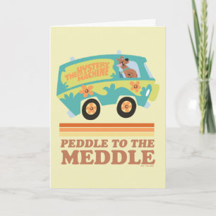 Scooby-Doo Myasty Maskin "Peddle to the Meddle" Kort