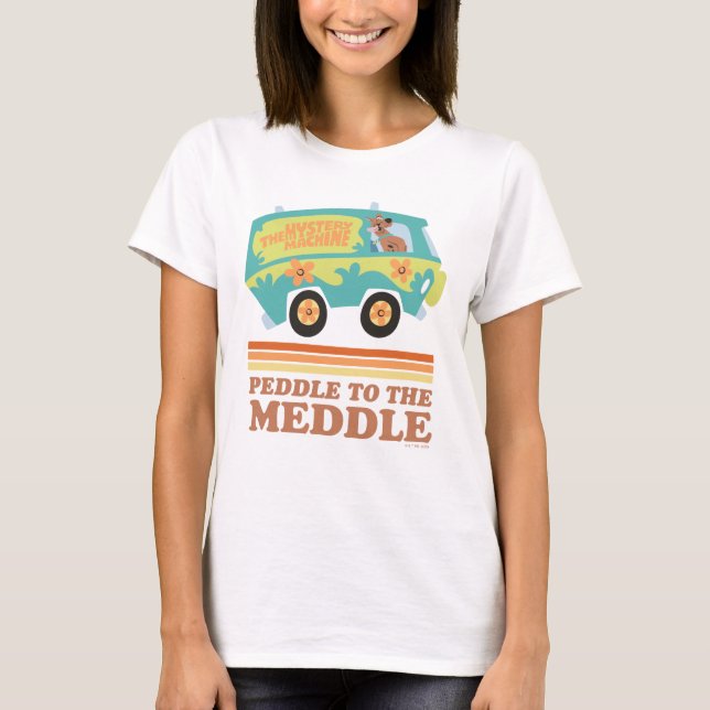Scooby-Doo Myasty Maskin "Peddle to the Meddle" T Shirt (Framsida)