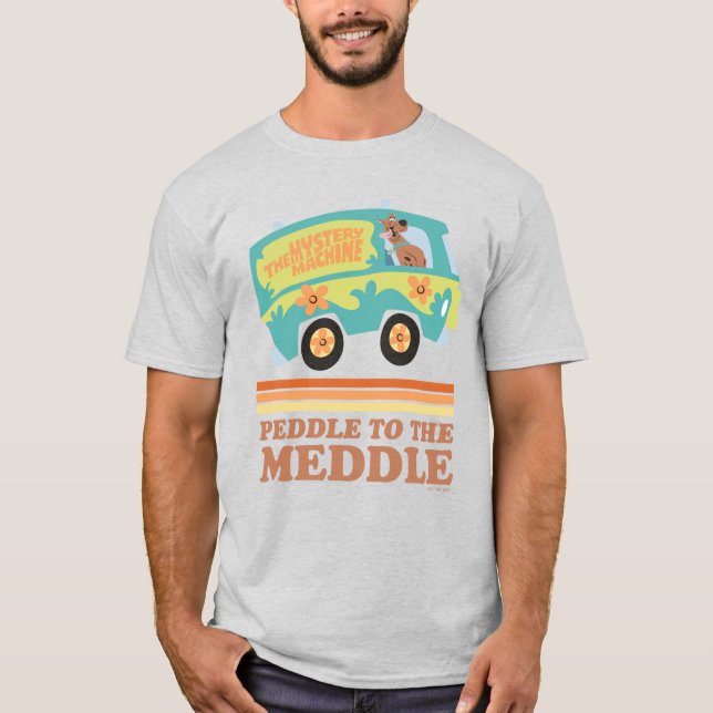 Scooby-Doo Myasty Maskin "Peddle to the Meddle" T Shirt (Framsida)