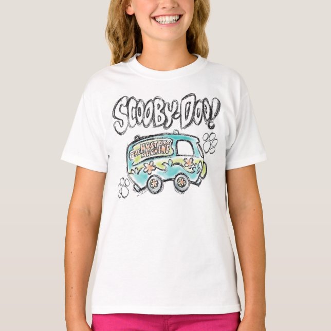 Scooby-Doo | Mysemination Maskin Sketch T Shirt (Framsida)