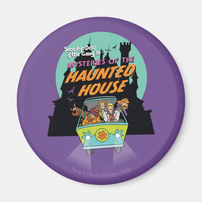 Scooby-Doo "Mysteries of the Haunted House" Magnet (Framsidan)