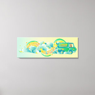 Scooby-Doo Mystoppning Maskin "I Brake for Pizza Canvastryck